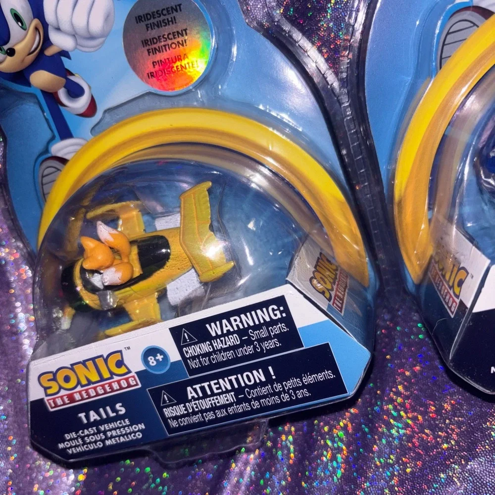 Exclusive Sonic The Hedgehog Iridescent Race Car Set